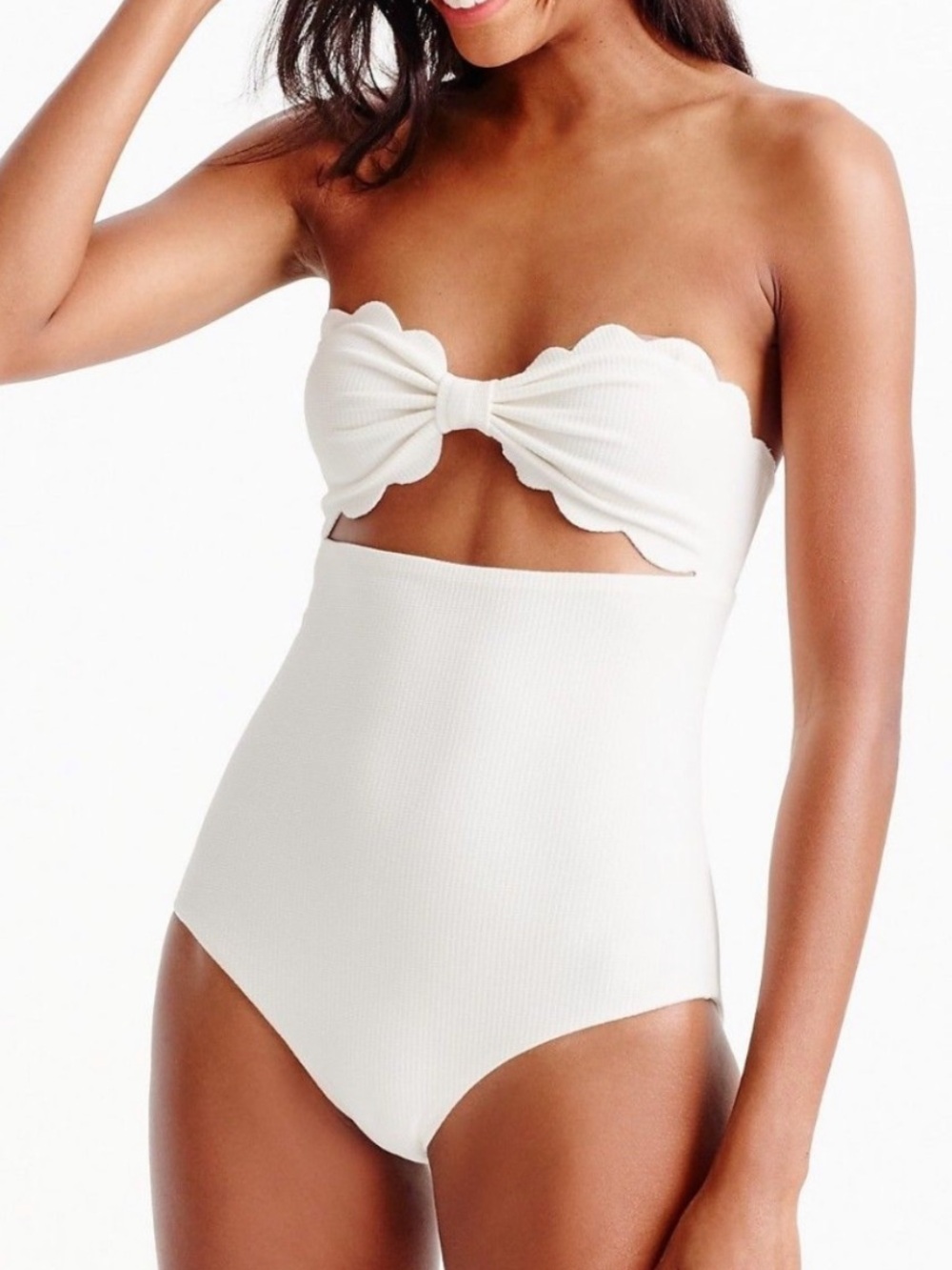 Kate Spade Scalloped Cutout One Piece